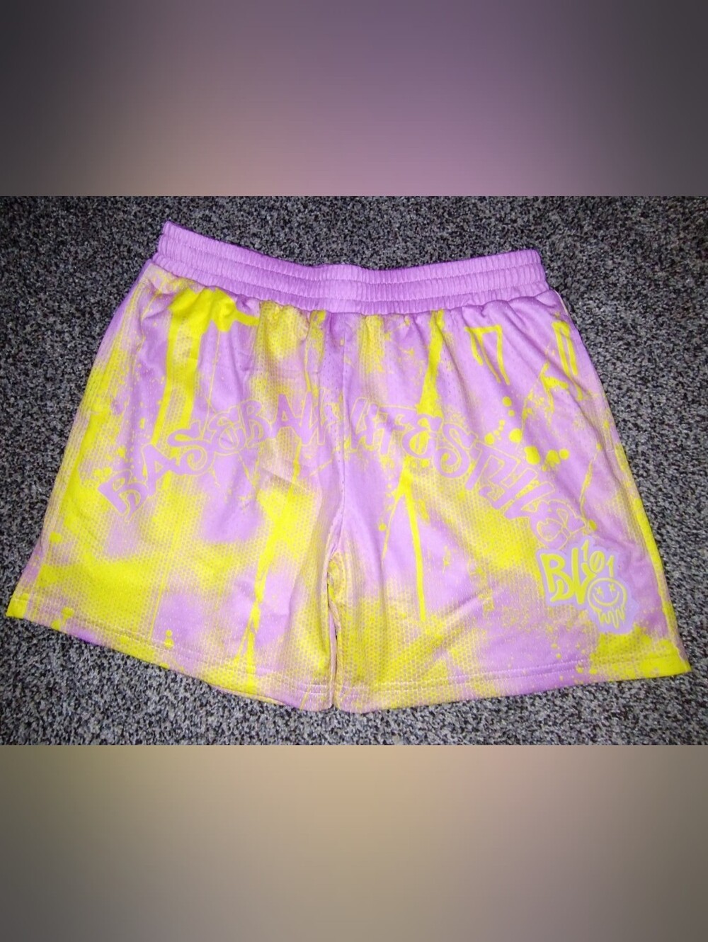 NWT Baseball Lifestyle 101 Graffiti Shorts Size Mens XL
